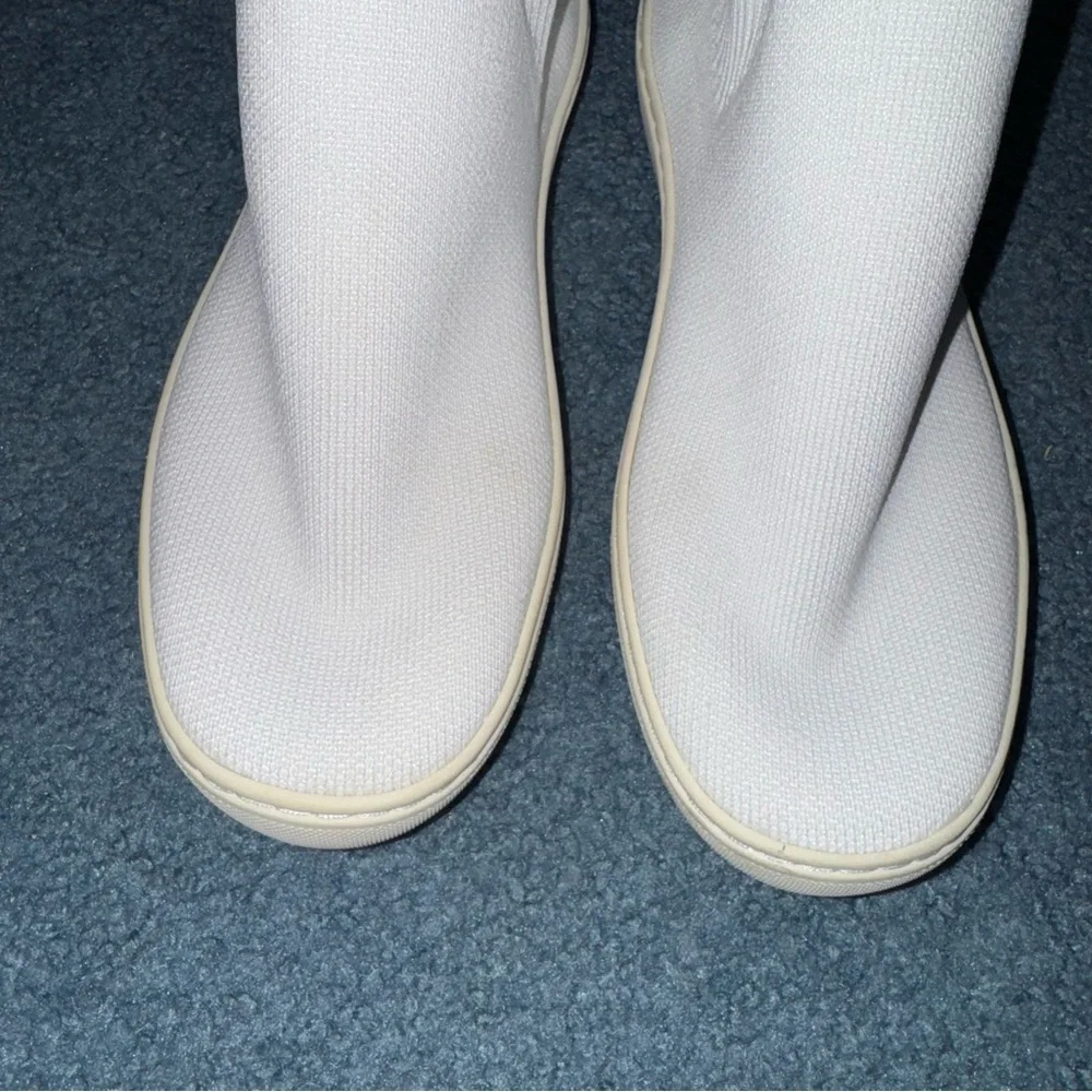 Rothy’s White Slip-On Sneakers High Top 6.5